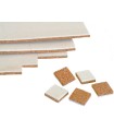 CORCHOS+PVC  (PLACA) 15X15X2+2 MM 1 CAJA (95.000 UND)