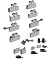 JUEGO COMPLETO DE ACCESORIOS PARA 4 PUERTAS (2+2) SV-T PROGRESIVA SINCRO