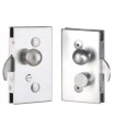 CERRADURA SERIE PL CON POMOS FIJOS Y CONDENA INTERIOR (2129S) - 150X88MM - V10MM