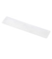 CALZO DE 20MM ANCHO X 1MM ESPESOR / BLANCO (CAJA DE 2000 UNIDADES) / K-201