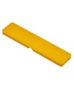 CALZO DE 20MM ANCHO X 6MM ESPESOR / AMARILLO (CAJA DE 700 UNIDADES) / K-206