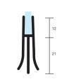 JUNTA 6MM TRIPLE ALETA "M"