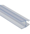 JUNTA"H" 8/10MM PARA 2 PUERTAS CORREDERAS EN LÍNEA