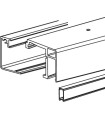 JUEGO PERFIL SUPERIOR, JUNTA Y TAPA PARA VIDRIO FIJO 8/10MM LONG.:3M (SL15/10)