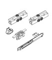 KIT ACCESORIOS SIMPLE SLICE AUTOCIERRE (SL81) - VIDRIO 8/10MM