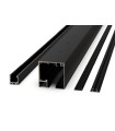 JUEGO DE PERFILES ROLLGLASS+250 CON "U" INFERIOR