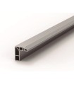 PERFIL SOPORTE PARED 17MM LITE GLASS 60