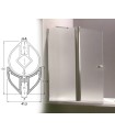 CONJUNTO DE PERFILES FIJO/PUERTA 3 M
