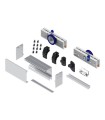 KIT CORREDERA VT90 PUERTA+FIJO