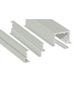 JUEGO DE PERFILES SV-X150 PARA PUERTA+FIJO A FALSO TECHO - LONGITUD:6000MM