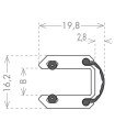 PERFIL PERIMETRAL 8MM