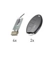KIT TELEMANDOS HASTA 4 PUERTAS