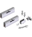 KIT VIDRIO CON PINZAS DE ENTRADA LATERAL PARA SISTEMAS COMPACTOS - VIDRIO 8/10MM