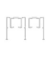 CONJUNTO PERFILES 2 RIELES MULTILINE 150  6M