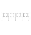 CONJUNTO PERFILES 4 RIELES MULTILINE 150  4M