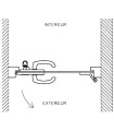 CERR. 10MM MANILLAS Y CONDENA INT. - EXTERIOR DERECHA (4363.4EGT) PARA M. GALCE