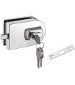 CERRADURA MARCO/SUELO VIDRIO 8/10MM CON TALADRO DE Ø 55MM - 110X71MM