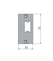 CERRADERO A MARCO 75X37MM (PARA CERRADURAS RF.5800/5801/5802/5803/5804)