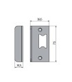 CERRADERO MARCO CON TOPE 75X39,5MM (PARA CERRADURAS RF.5800/5801/5802/5803/5804)