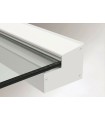 TAPA LED DERCH. ATORNILLAR LUMIA PLATA MATE