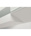 TAPA INF. LED DERCH. ATORNILLAR LUMIA PLATA MATE