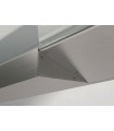 TAPA INF. LED DERCH. ATORNILLAR LUMIA PLATA MATE