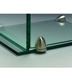BISAGRA UV 35 EGG VIDRIO/VIDRIO INOX SATINADO