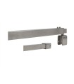 BARRA EXTENSIBLE  VIDRIO/PARED CUADRADA