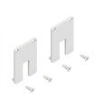 JUEGO TAPETAS ALUMINIO V-10MM PARA PERFIL TAPA SV-EASY LARGE RFS.2908.2/2908.3