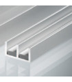 CARRIL DOBLE DESLIZAMIENTO V-4MM  DURA 5M