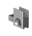 CERRADERO REVERSIBLE ROBUSTUS HASTA VIDRIO DE 12,76MM