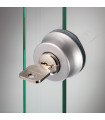 CERRADURA EMBUTIDA REVERSIBLE SUPRA (SIN CILINDRO) HASTA VIDRIO DE 8MM