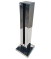 POSTE RANURADO 50X50 180º AISI-316