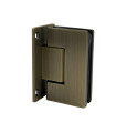 BISAGRA BAÑO ALETA CENTRADA BRONCE CEPILLADO