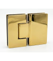 BISAGRA BAÑO DOBLE 180º  8/10MM. ORO BRILLO