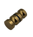 POMO DOBLE 30MM. ORO MATE