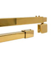 BARRA EXTENSIBLE INOX VIDRIO/PARED CUADRADA