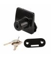 CERRADURA ABATIBLE PUERTA DOBLE S/MUESCA 4/6MM